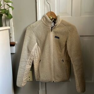 Vintage 2000 Patagonia Retro X Deep Pile Winter Jacket Womens Natural Oatmeal M